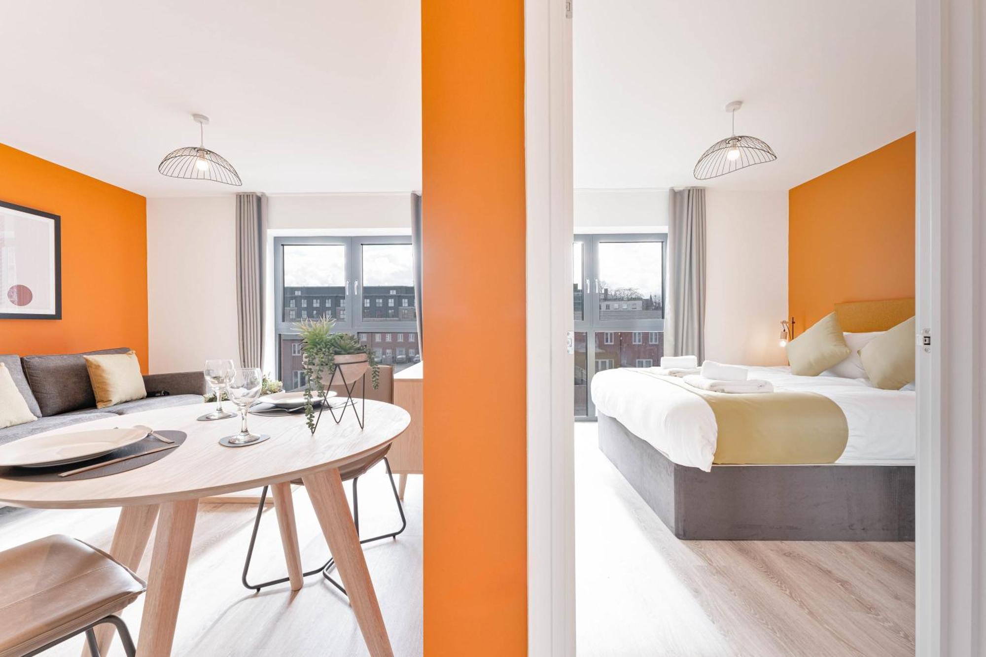 Stayzeni, Hardwick House Derby Modern 1 Bed Flat Eksteriør billede